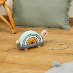 Tortue arc-en-ciel empilable à rouler Sweet Cocoon Jouet À Empiler