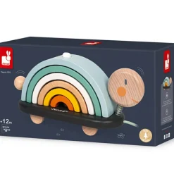 Tortue arc-en-ciel empilable à rouler Sweet Cocoon Jouet À Empiler