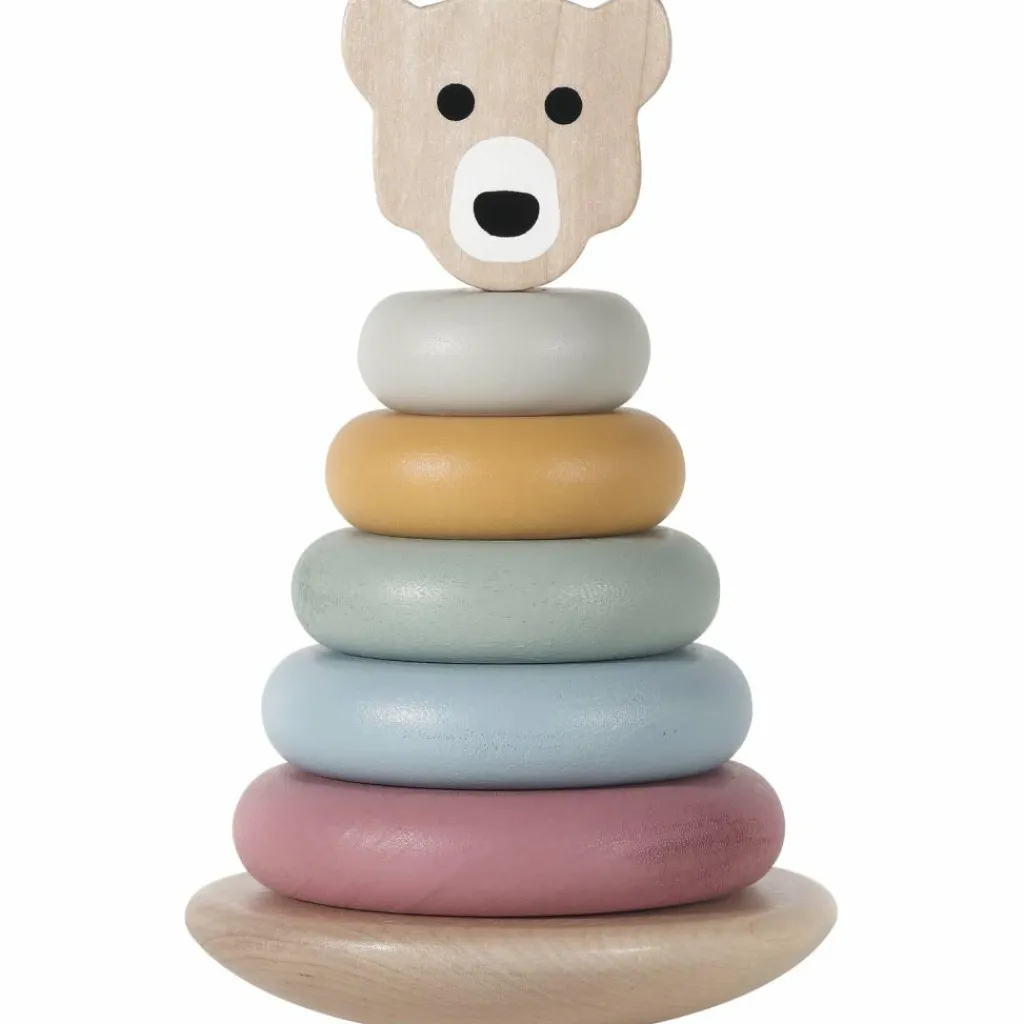 Hot Tour à empiler en bois Ours Jouet À Empiler