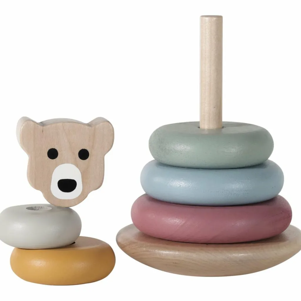 Hot Tour à empiler en bois Ours Jouet À Empiler