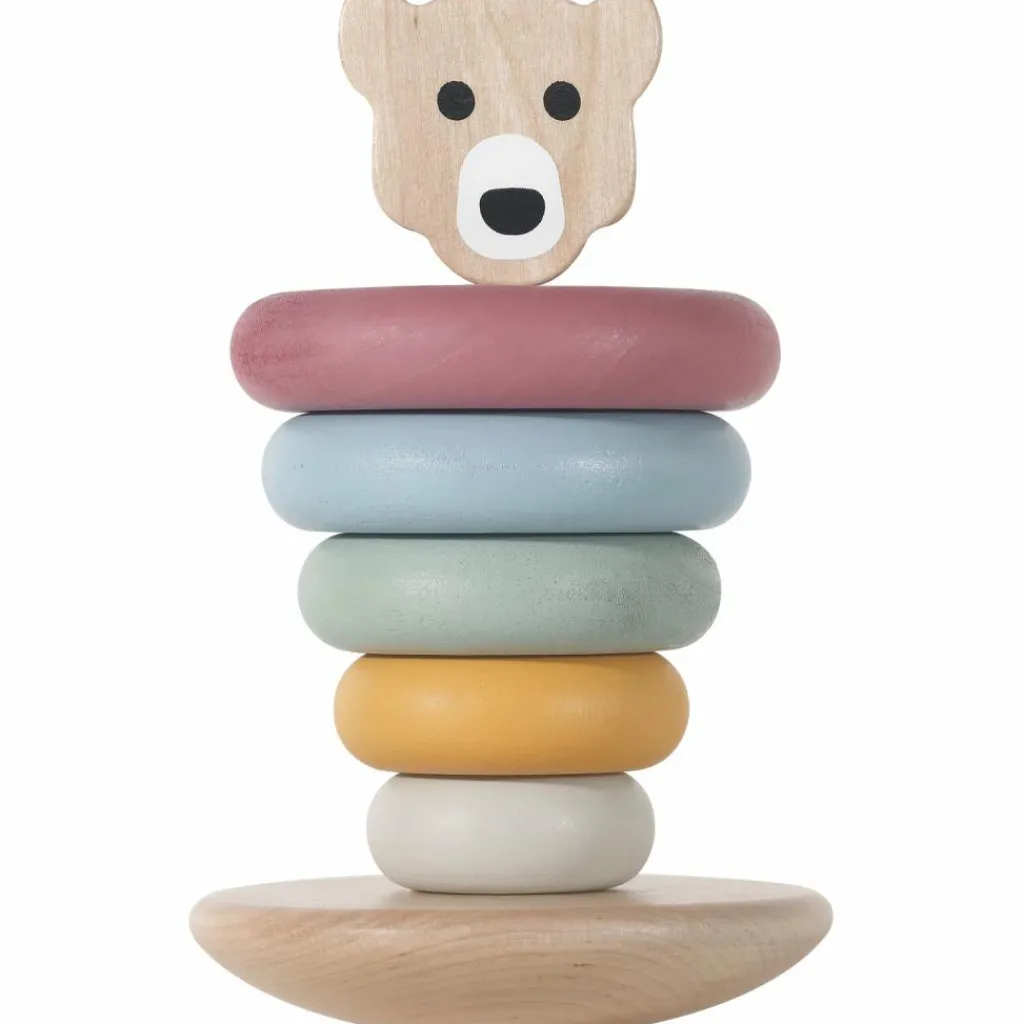 Hot Tour à empiler en bois Ours Jouet À Empiler