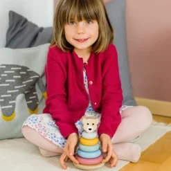 Hot Tour à empiler en bois Ours Jouet À Empiler