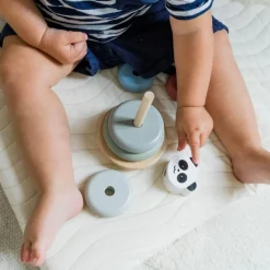 Sale Tour à empiler en bois Panda Jouet À Empiler