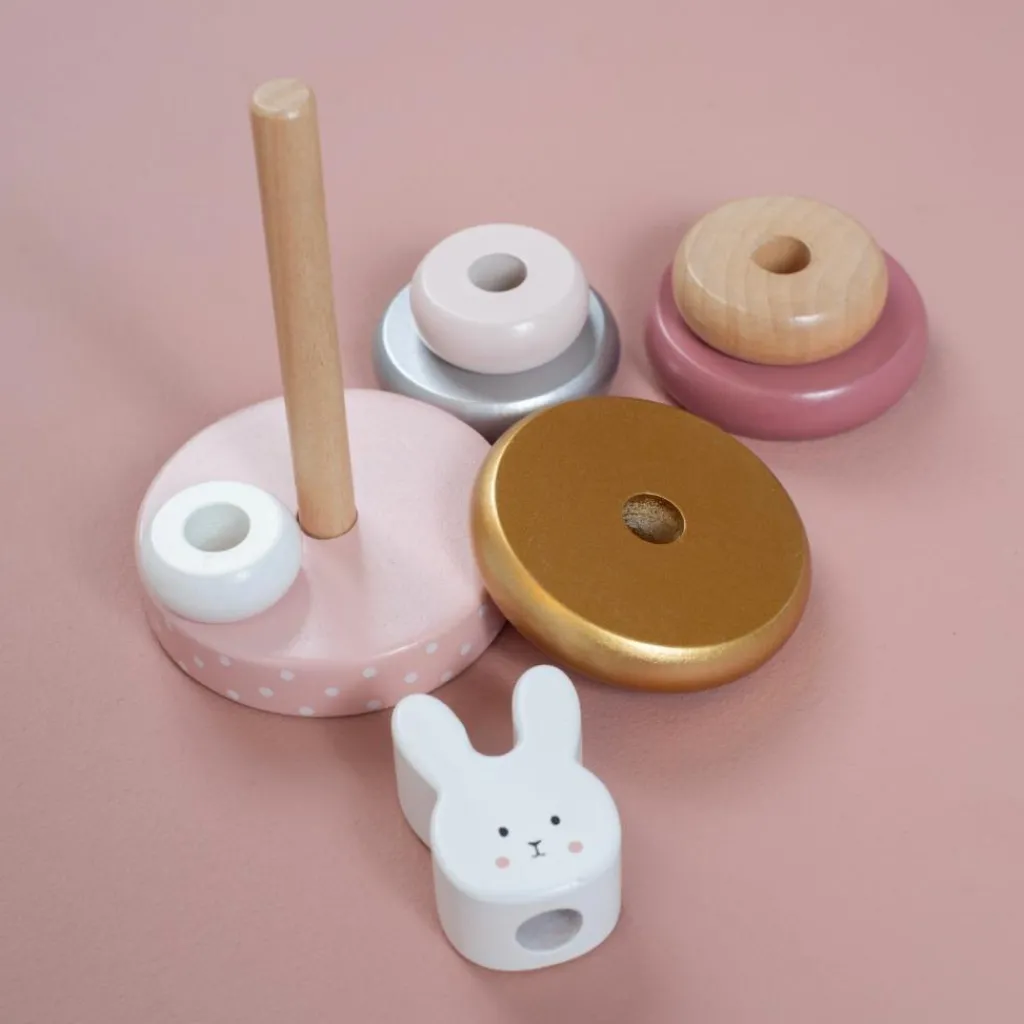 New Tour à empiler Lapin Jouet À Empiler