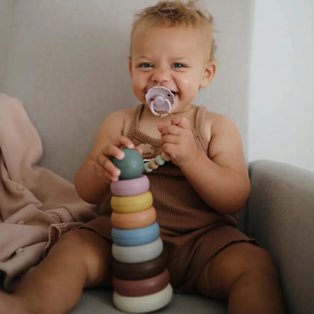 Hot Tour à empiler Rings Rustic Jouet À Empiler