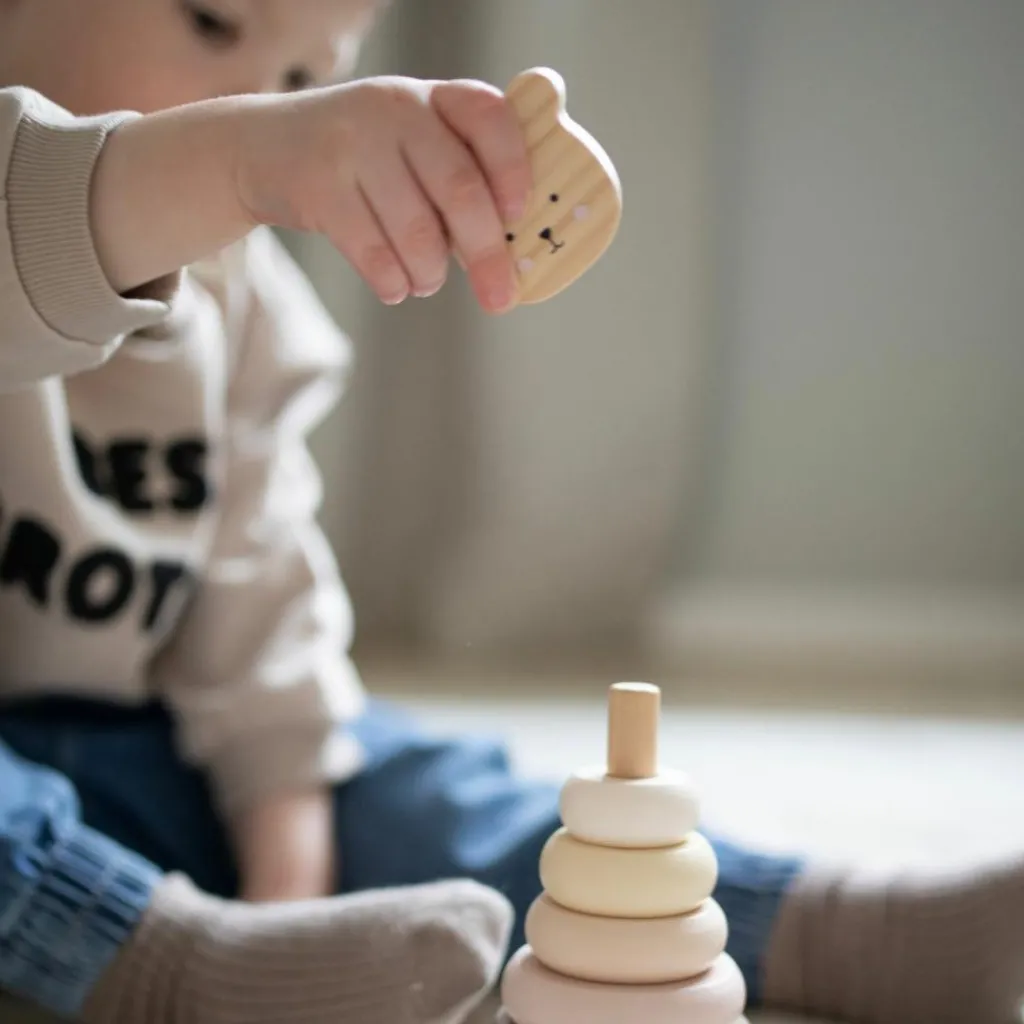 New Tour à empiler Teddy Nature Jouet À Empiler