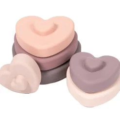 Discount Tour coeurs à empiler en silicone Jouet À Empiler