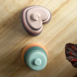 Discount Tour coeurs à empiler en silicone Jouet À Empiler