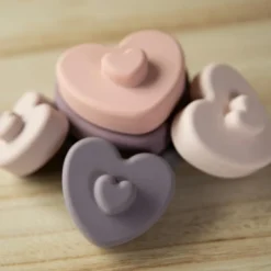 Discount Tour coeurs à empiler en silicone Jouet À Empiler