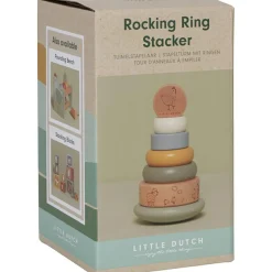 Hot Tour d'anneaux à empiler en bois Little Farm Jouet À Empiler