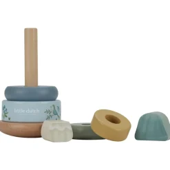 Sale Tour d'anneaux à empiler en bois FSC Forest Friends Jouet À Empiler