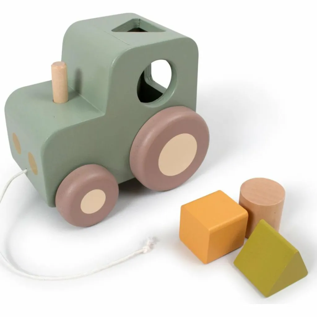 New Tracteur à tirer avec trieur de formes Jouet À Tirer / Pousser