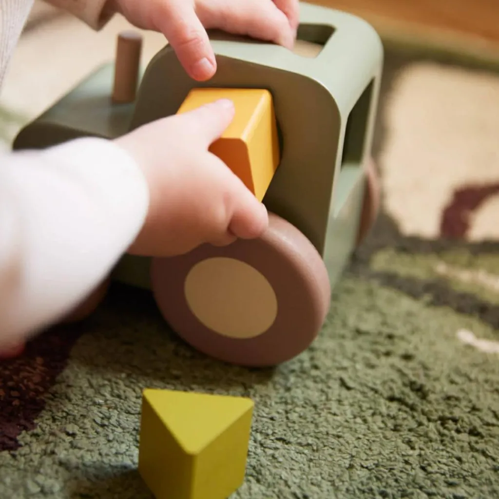 New Tracteur à tirer avec trieur de formes Jouet À Tirer / Pousser