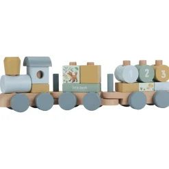 Clearance Train à blocs en bois FSC Forest Friends Jeu De Construction