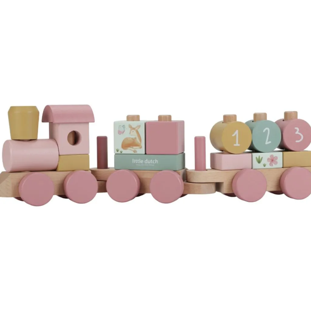 Best Train à blocs en bois FSC Fairy Garden Jeu De Construction