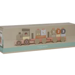 Discount Train à blocs en bois tracteur Little Farm Jeu De Construction