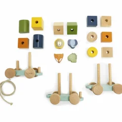 Online Train animaux en bois Jeu De Construction