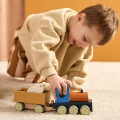 Outlet Train d'activités Animaux de la ferme Aiden Jeu De Construction