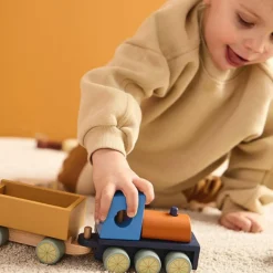 Outlet Train d'activités Animaux de la ferme Aiden Jeu De Construction