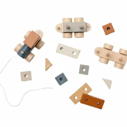 Discount Train d'activités Blocs marron Jeu De Construction