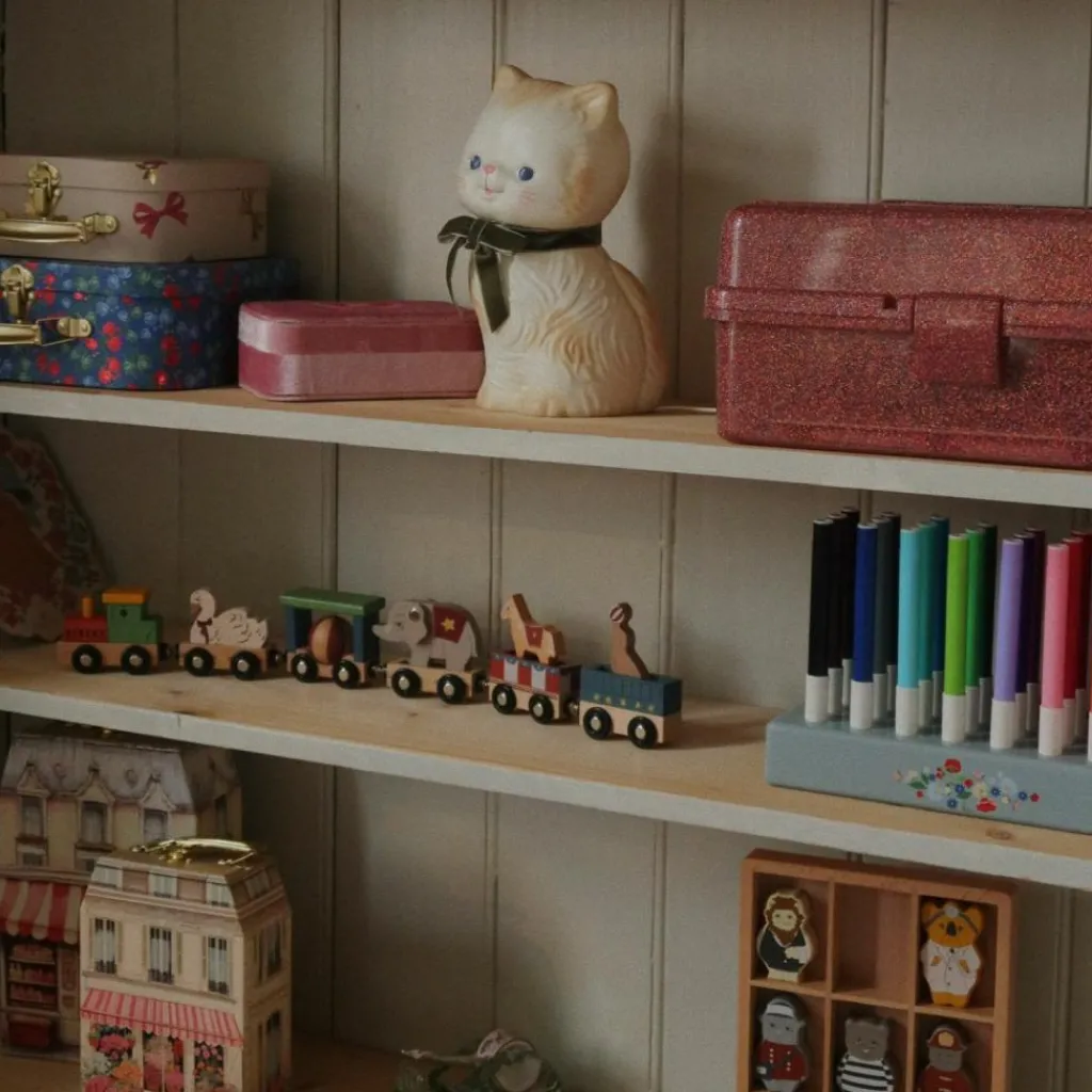 Hot Train d'animaux en bois Jeu De Construction