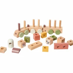 Hot Train de construction en bois Boho Chic Jeu De Construction