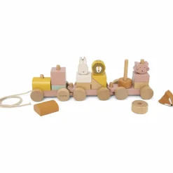 Discount Train en bois Mrs. Cat Jeu De Construction