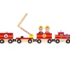 Clearance Train en bois Pompiers Story Petites Voitures, Véhicules Et Circuits