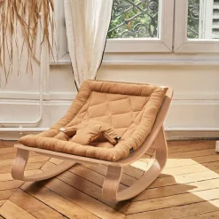 Transat à balancement en bois de hêtre Levo Camel Transat