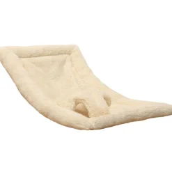 Outlet Transat à balancement en bois de hêtre Levo Fur Milk Transat