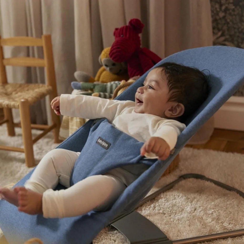 Hot Transat Bliss Mélange Tissé Chiné Bleu Transat