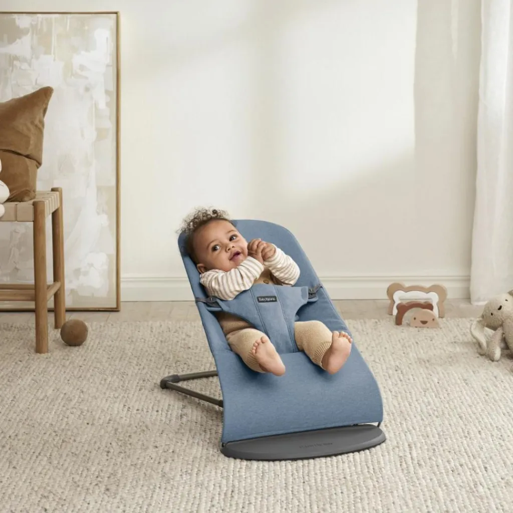 Hot Transat Bliss Mélange Tissé Chiné Bleu Transat