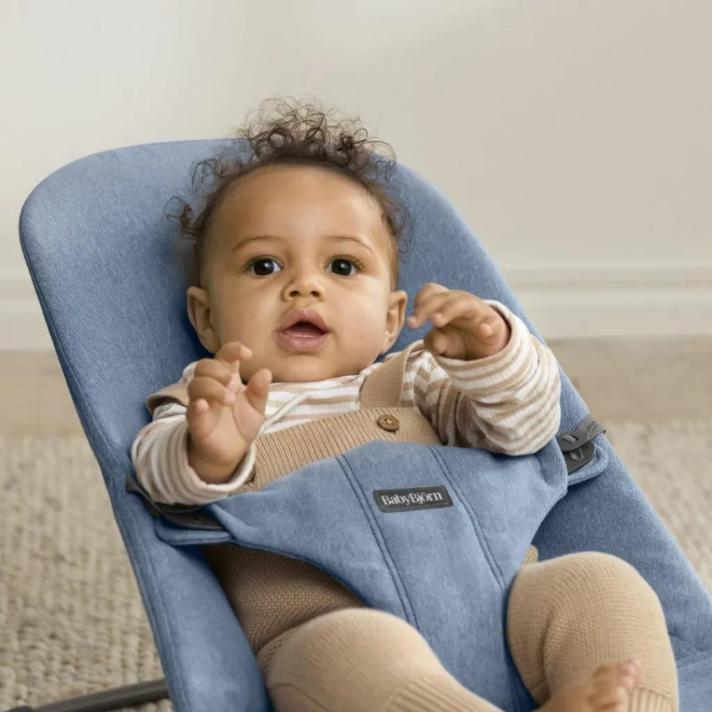 Hot Transat Bliss Mélange Tissé Chiné Bleu Transat