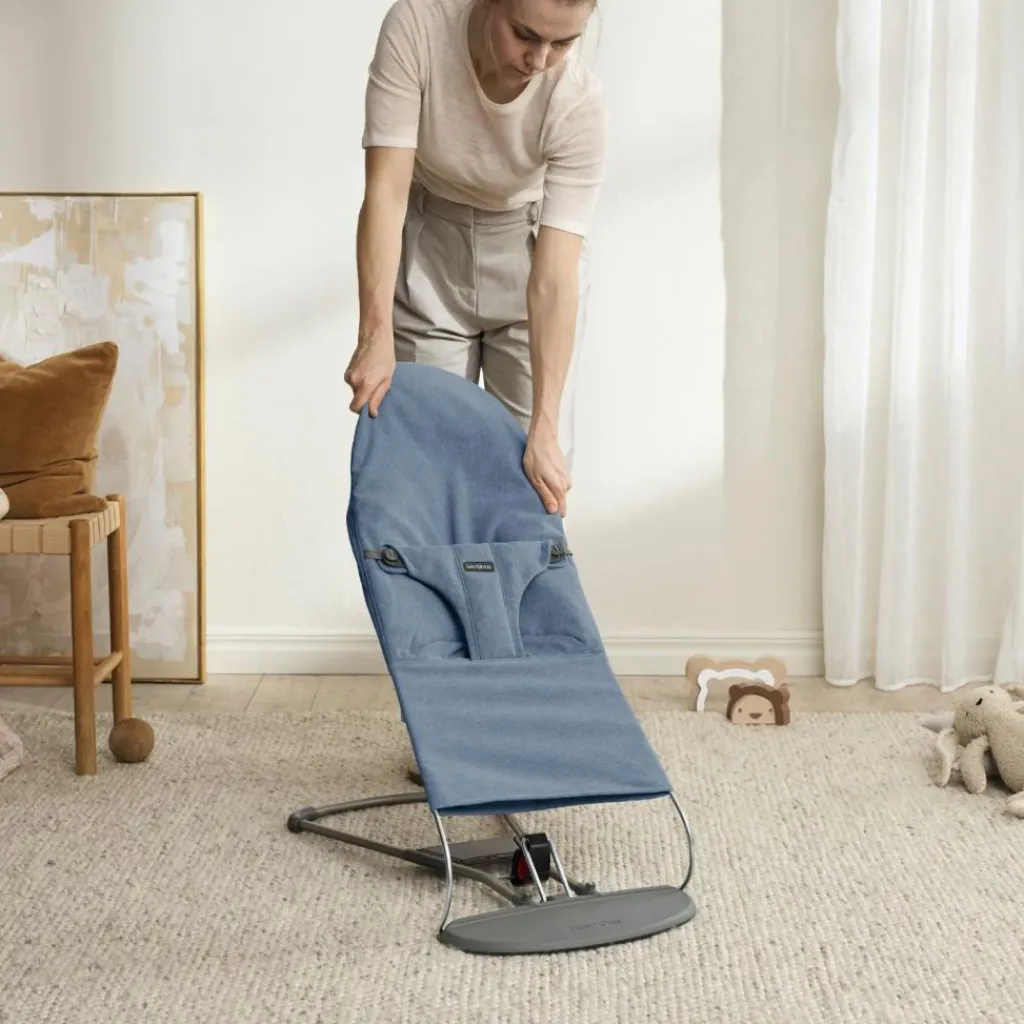 Hot Transat Bliss Mélange Tissé Chiné Bleu Transat