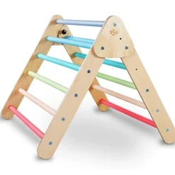 Hot Triangle à grimper Pickler multicolore pastel Parcours De Motricité