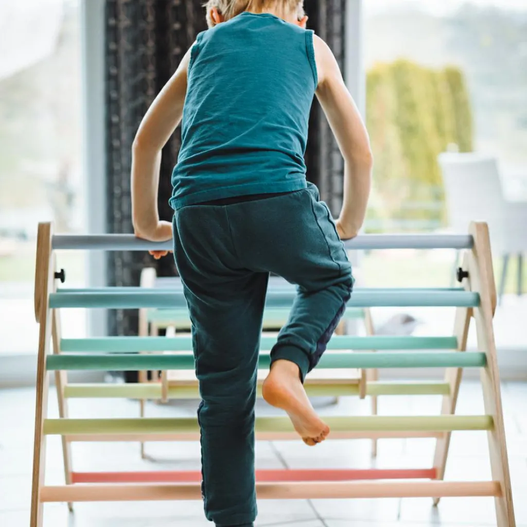 Hot Triangle à grimper Pickler multicolore pastel Parcours De Motricité