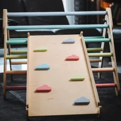 Hot Triangle à grimper Pickler multicolore pastel Parcours De Motricité