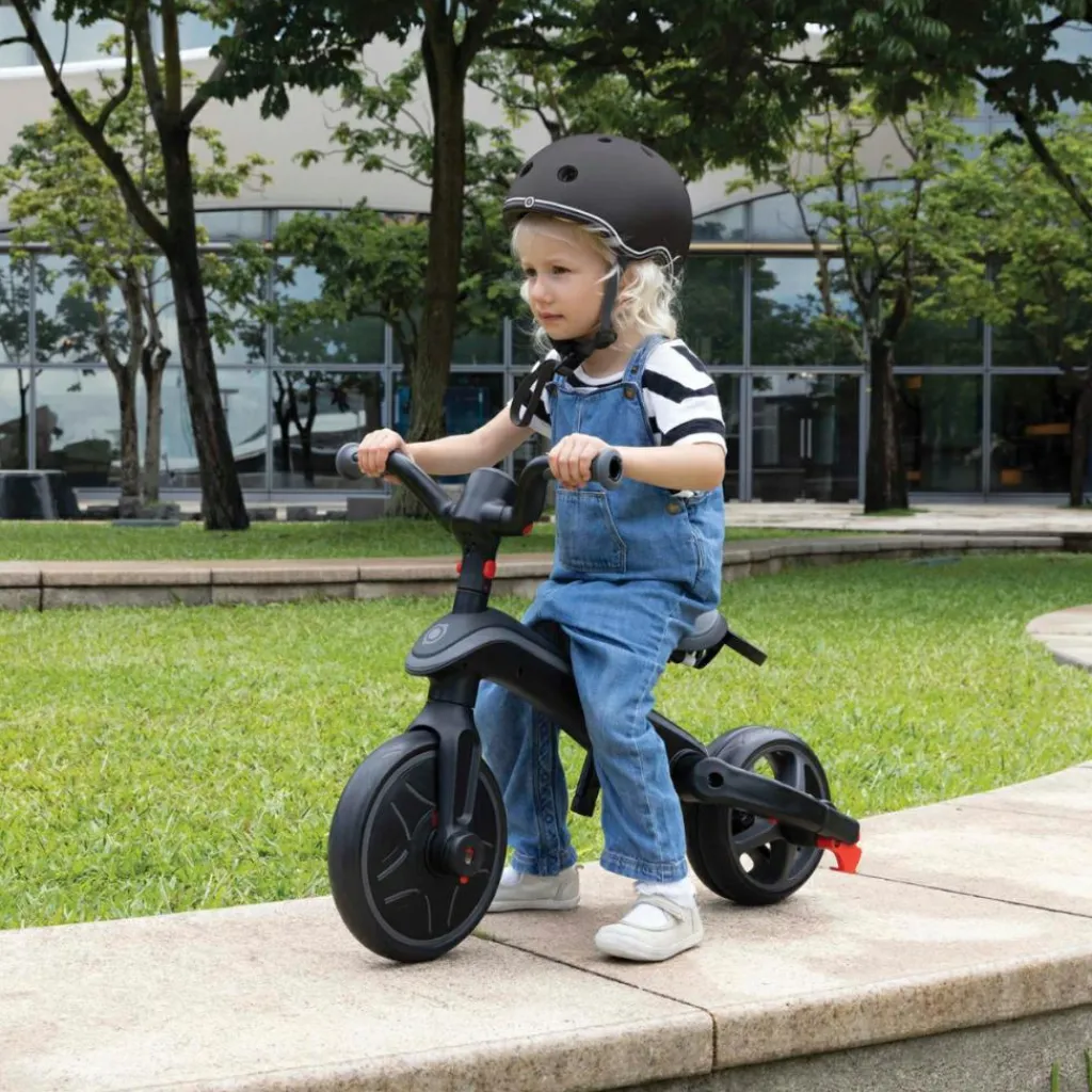 Tricycle Trike Explorer Foldable 4 en 1 Noir-Gris Tricycle