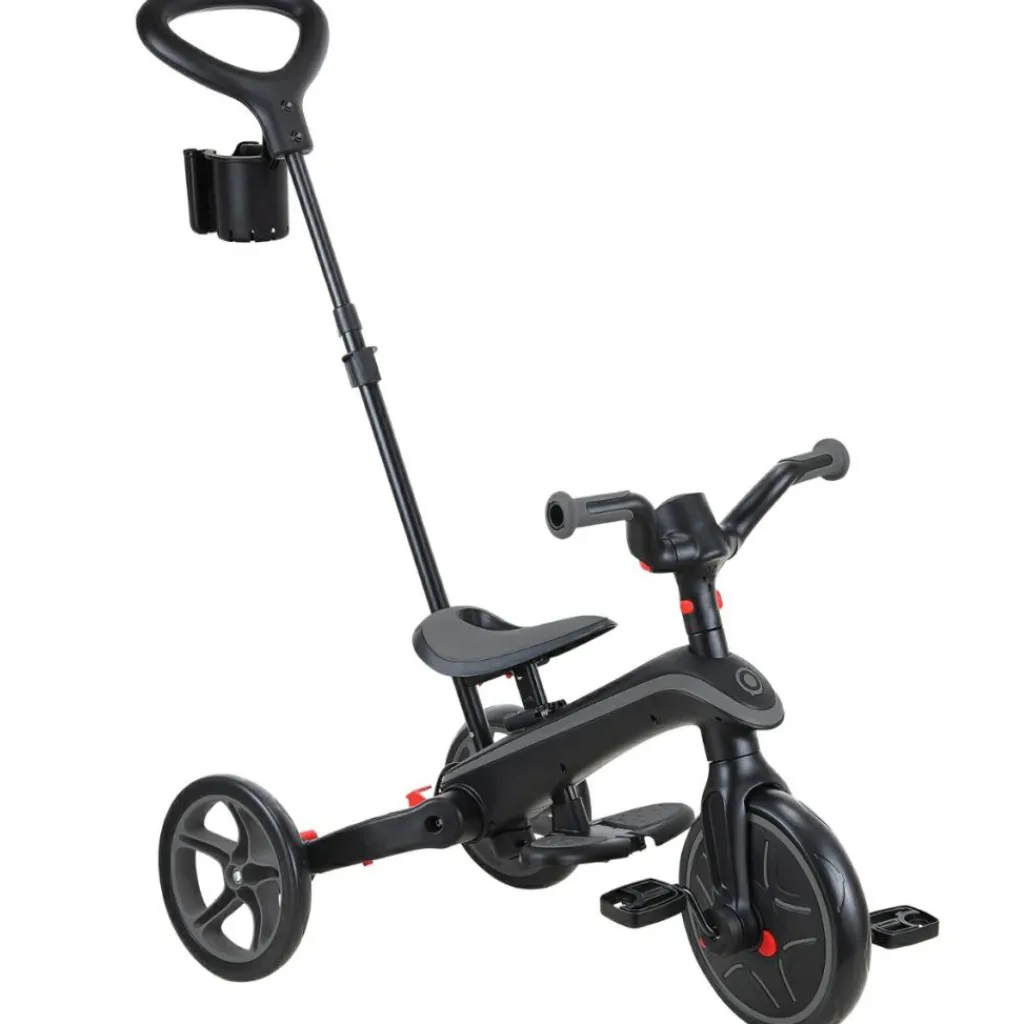 Tricycle Trike Explorer Foldable 4 en 1 Noir-Gris Tricycle