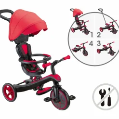 Sale Tricycle évolutif Explorer 4 en 1 V2 Rouge Tricycle