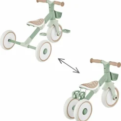 Online Tricycle évolutif Learning trike plus 2 en 1 eco-logic Vert sauge Tricycle