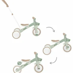 Online Tricycle évolutif Learning trike plus 3 en 1 eco-logic Vert Sauge Tricycle