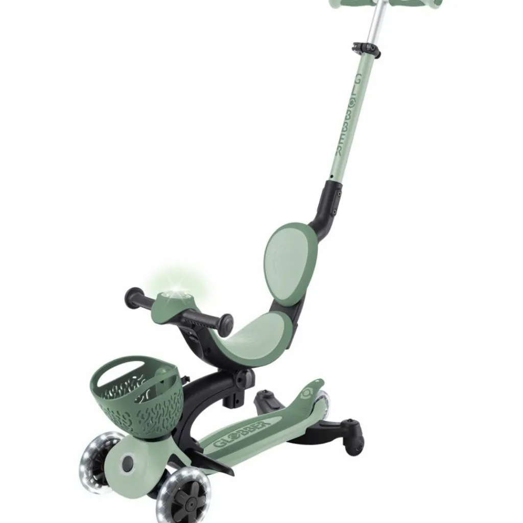 Sale Trottinette Go up Baby 360 Lights Sauge-Vert Olive Porteur Évolutif En Trottinette