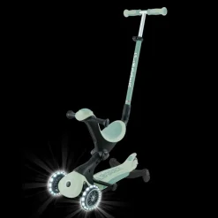 Sale Trottinette Go up Deluxe Lights eco-logic 360° Pistache Porteur Évolutif En Trottinette