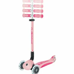 Trottinette Go up Deluxe Lights Pastel Rose Porteur Évolutif En Trottinette