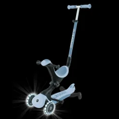 Best Trottinette Go up Deluxe Lights eco-logic 360° Bleu Cassis Porteur Évolutif En Trottinette