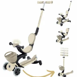 Clearance Trottinette Gp up Baby 360 Lights Beige-Taupe Porteur Évolutif En Trottinette