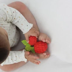 Valery la framboise en latex d'hévéa Jouet / Anneau De Dentition