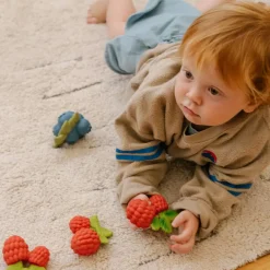 Valery la framboise en latex d'hévéa Jouet / Anneau De Dentition