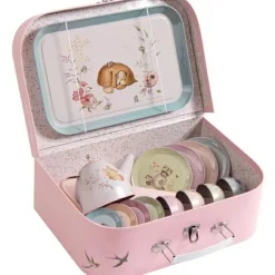 Valise dînette service à thé Les Rosalies Dînette Et Aliments Factices